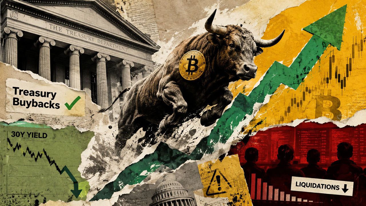 Bitcoin Jumps Past $69,500 as Treasury Doubles Debt Buybacks to Ease Long-Term Yields