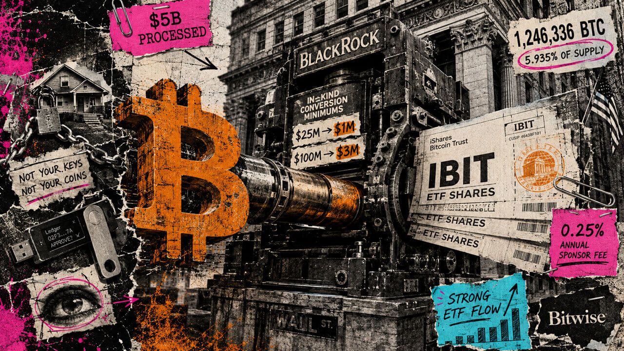 BlackRock, Bitwise Slash Minimums for Converting Bitcoin Into ETF Shares