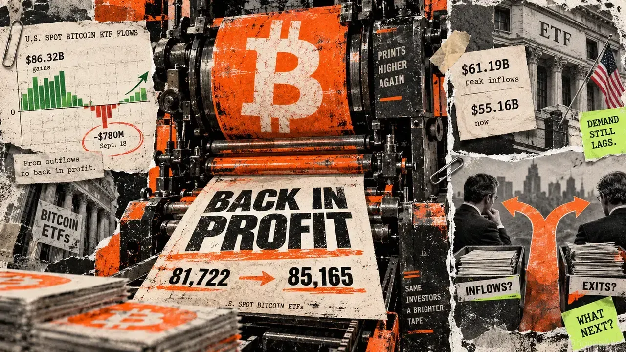 Bitcoin's Rally to $86,000 Puts US ETF Investors Back in Profit