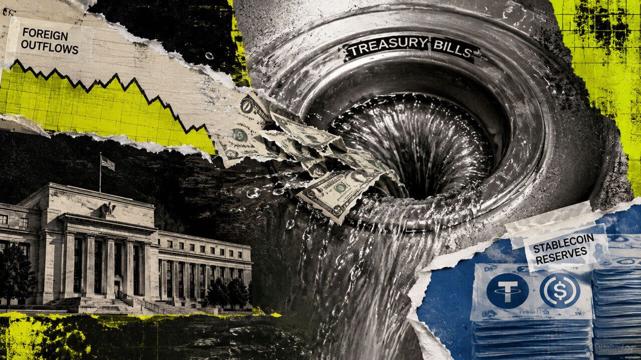 Foreign Investors Sell $29B in T-Bills as Washington Turns to Stablecoin Issuers